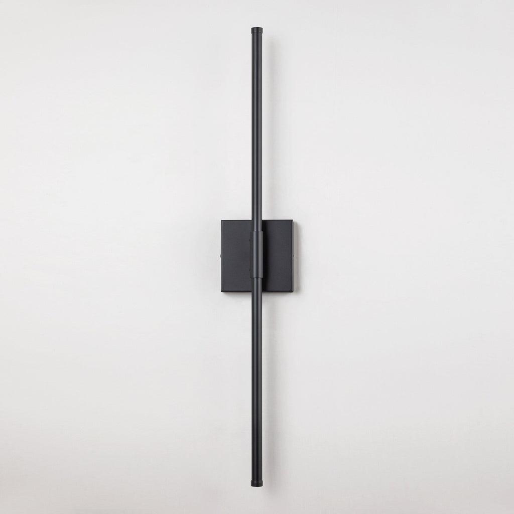 1-Light Black/ Gold/ Nickel Modern Long Linear Strip Wall Sconce Dimmable LED Bathroom Vanity Light