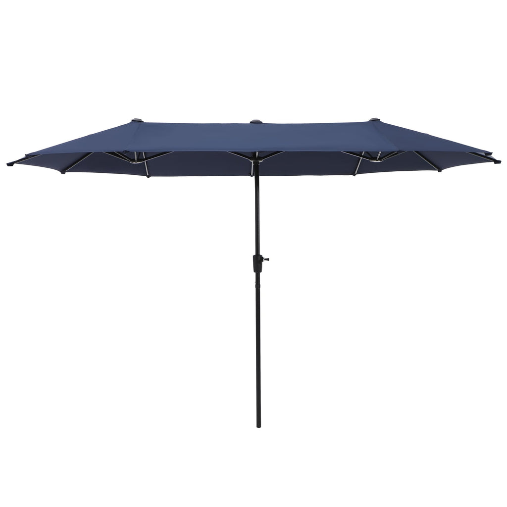 MAISON ARTS 13ft Double -Sided Patio Umbrella Extra Large with Crank