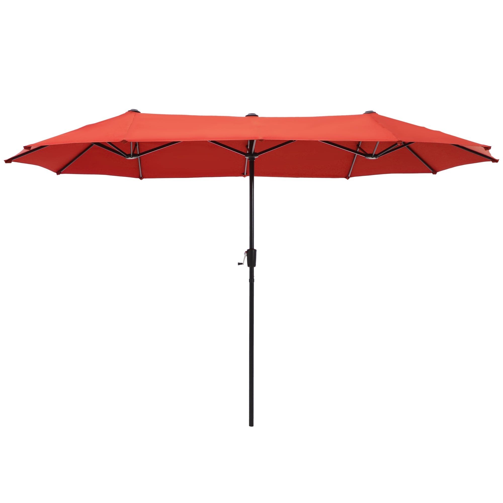 MAISON ARTS 13ft Double -Sided Patio Umbrella Extra Large with Crank