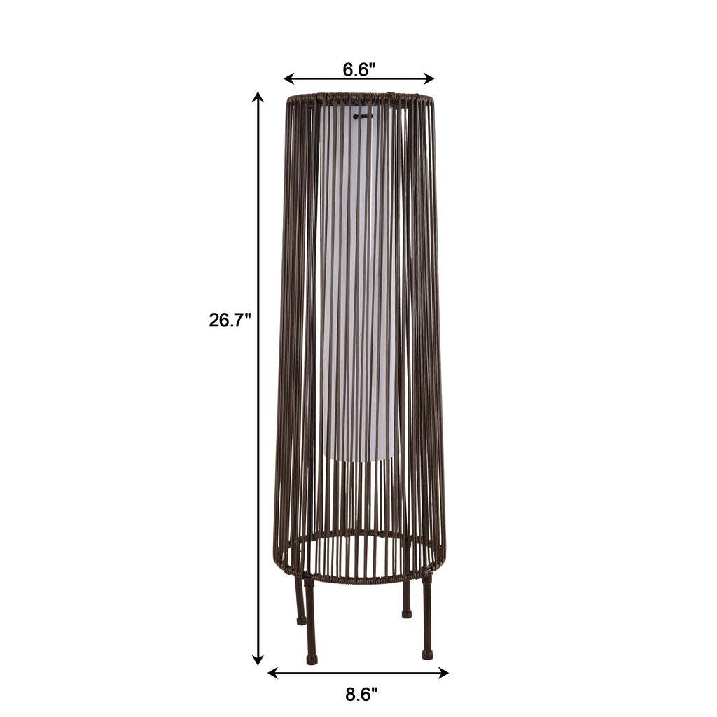 2 Pack Outdoor Solar Light Floor Lamps