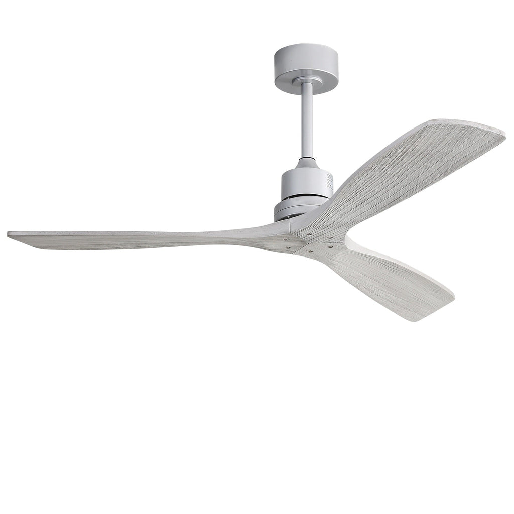 Ventilateur de plafond d'intérieur en bois Sofucor 52 avec télécommande et éclairage intégré en option