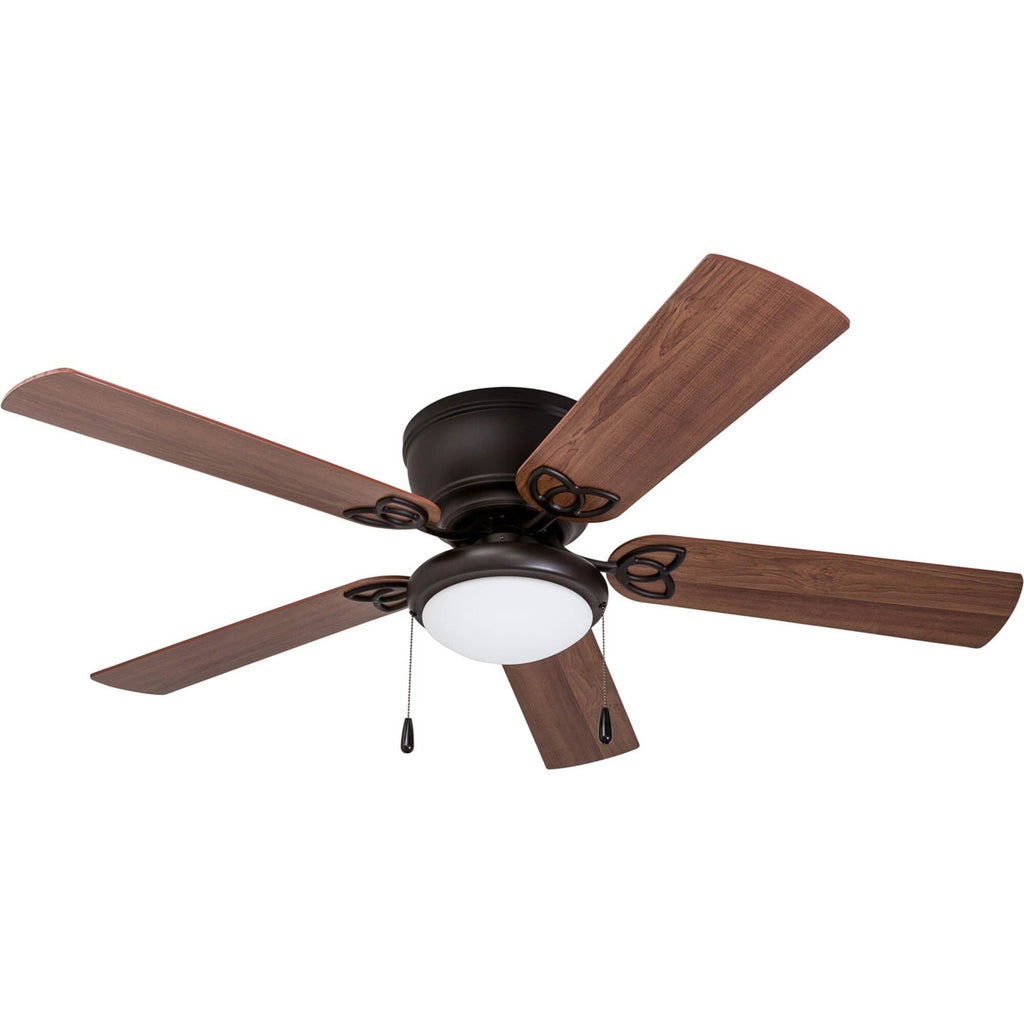 52 Prominence Home Benton Traditional Indoor LED Ceiling Fan with Light, Pull Chains