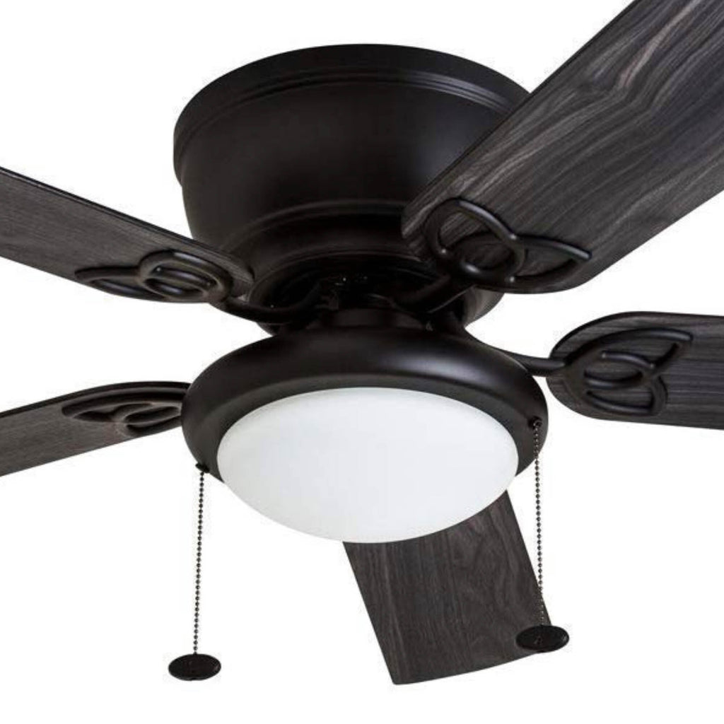 52 Prominence Home Benton Traditional Indoor LED Ceiling Fan with Light, Pull Chains