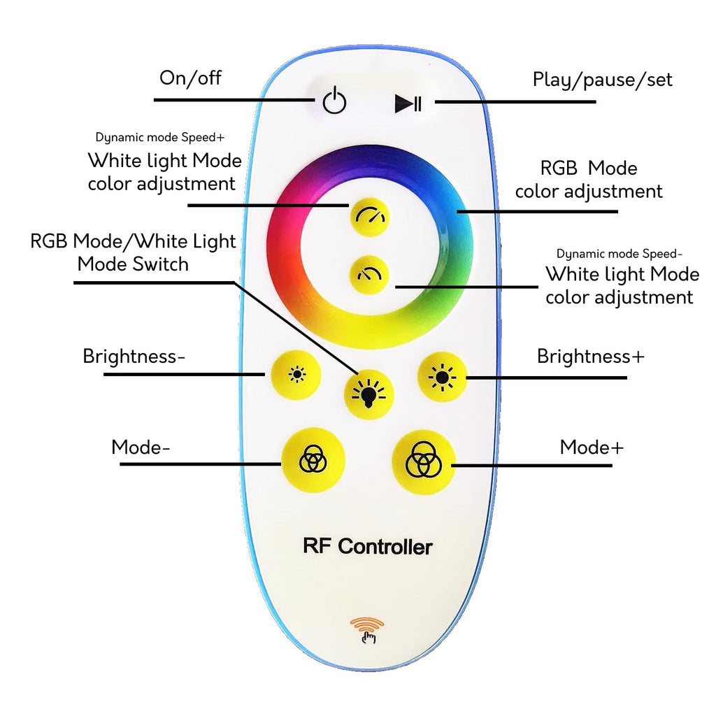 55 RGB Metal Corner Lamp Minimalist LED Floor Lamp