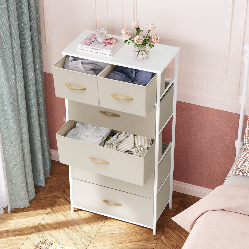 6-drawer Chest Vertical Dresser Storage Tower by Crestlive Products