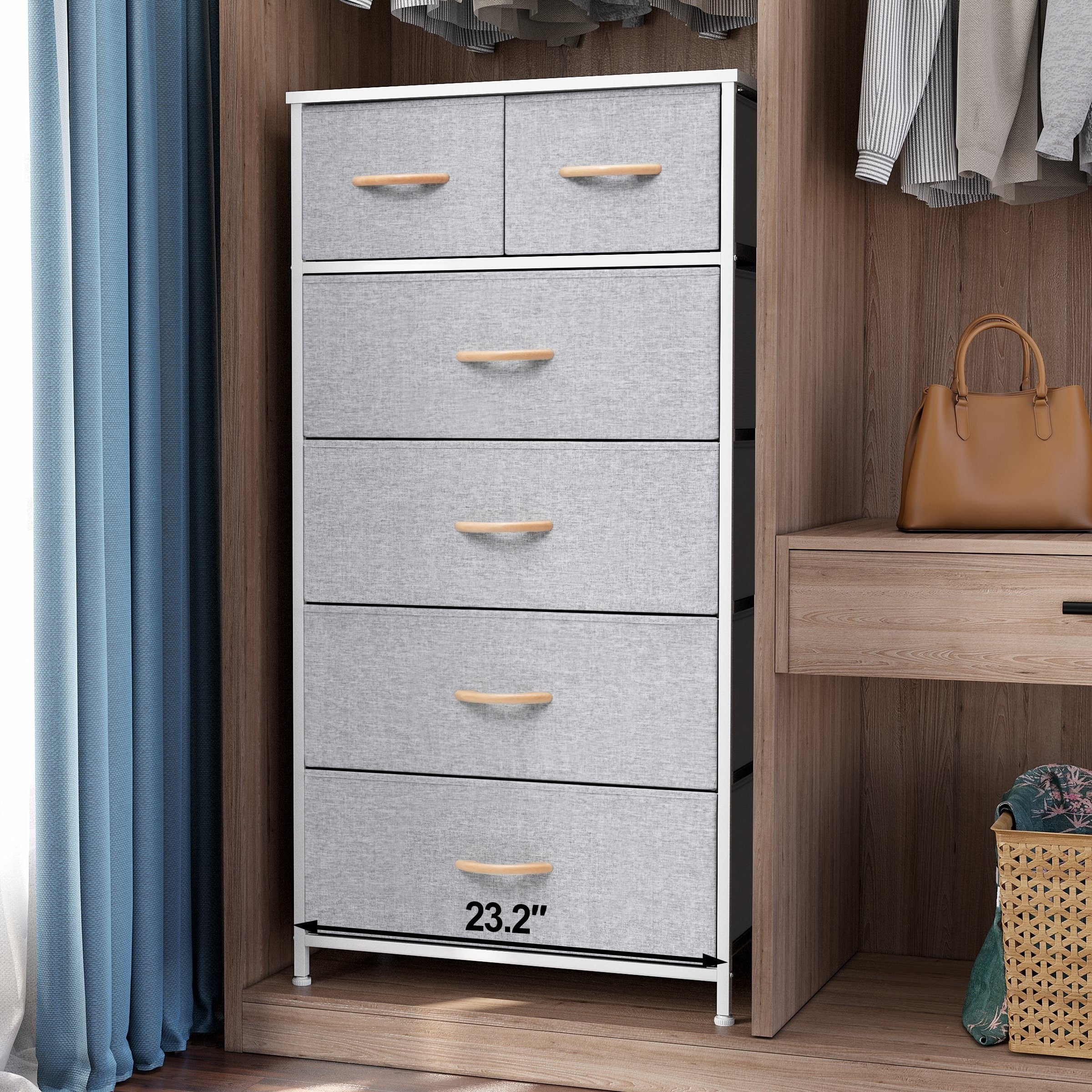 6-drawer Chest Vertical Dresser Storage Tower by Crestlive Products