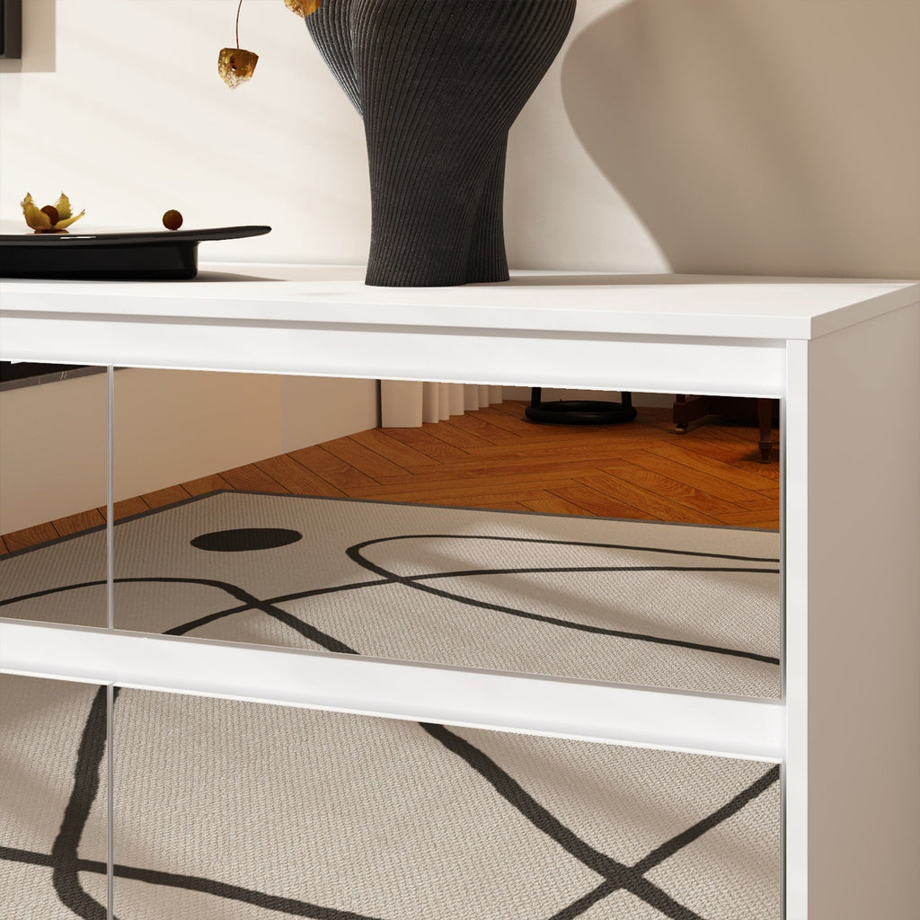 Commode d'appoint à 9 tiroirs 63W pour salon, chambre à coucher