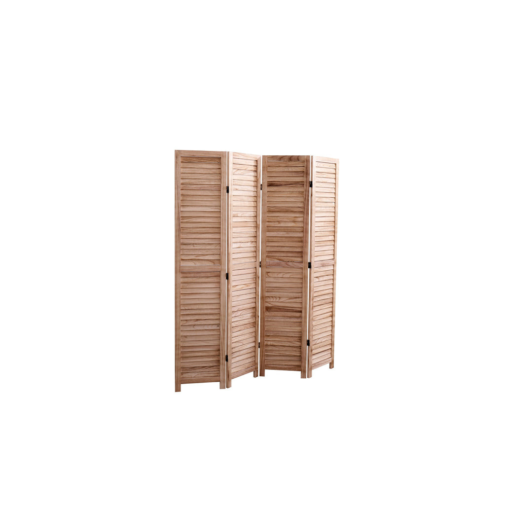 65'' H Solid Wood Folding Room Divider