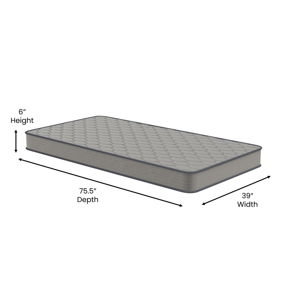 Matelas hybride à ressorts et plateau moyen