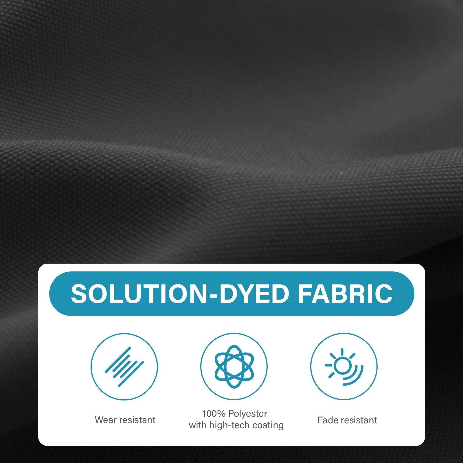 8*10ft Rectangular Patio Market Umbrella with Crank & Tilt，UV-Resistant