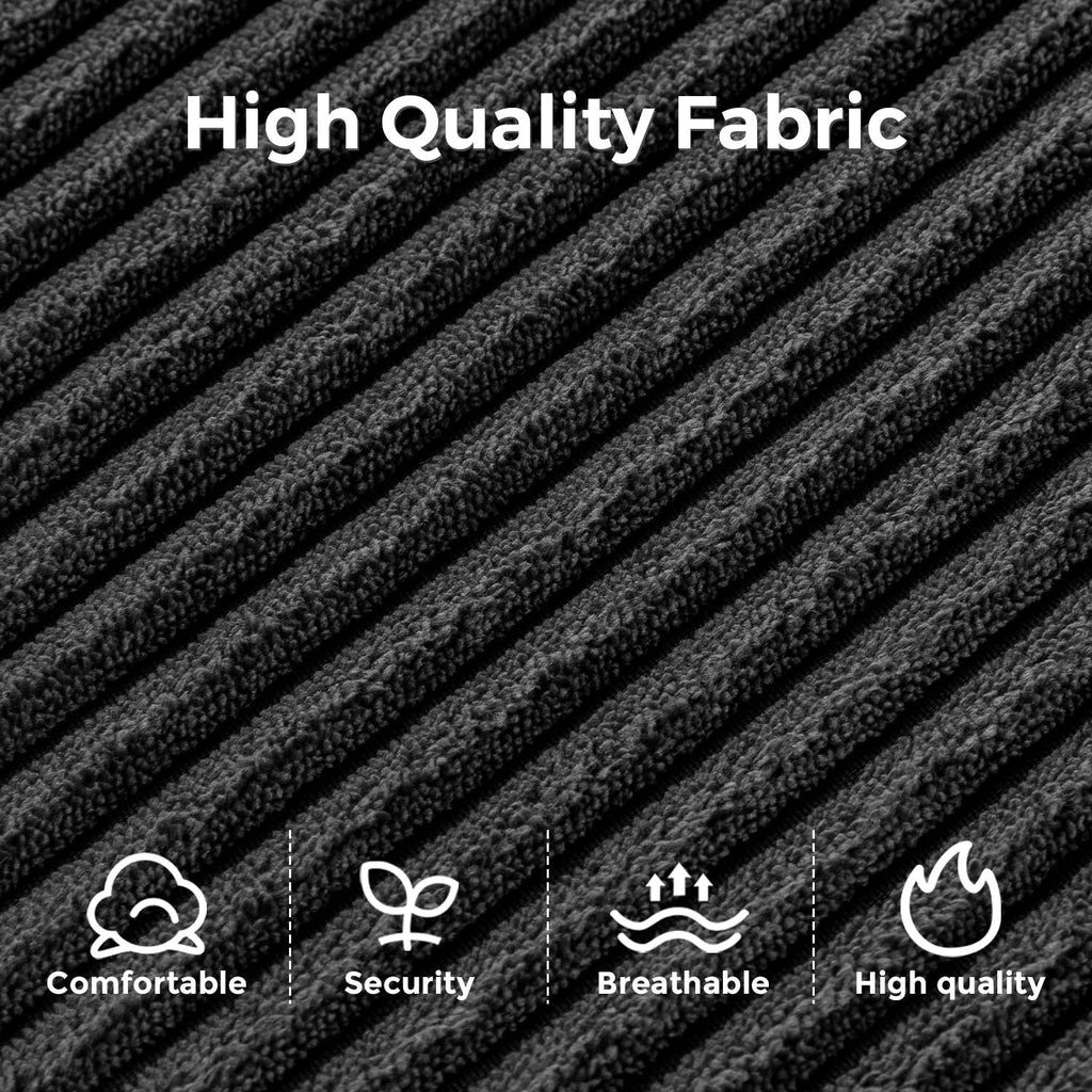 8 Corduroy Folding Couch Sofa Bed,Single