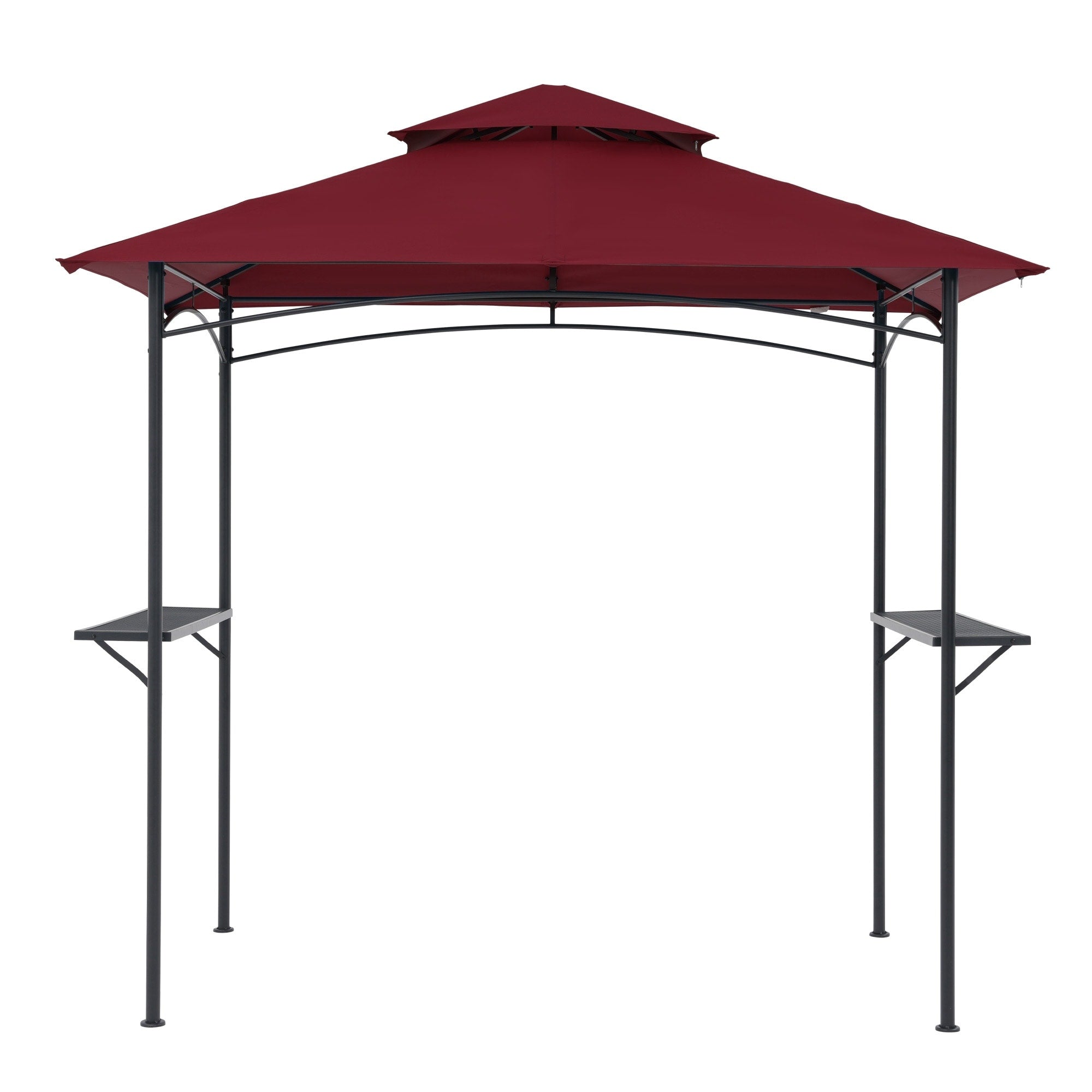 8' x 5' Outdoor Rainproof Grill Gazebo With Double Layer Vented Design