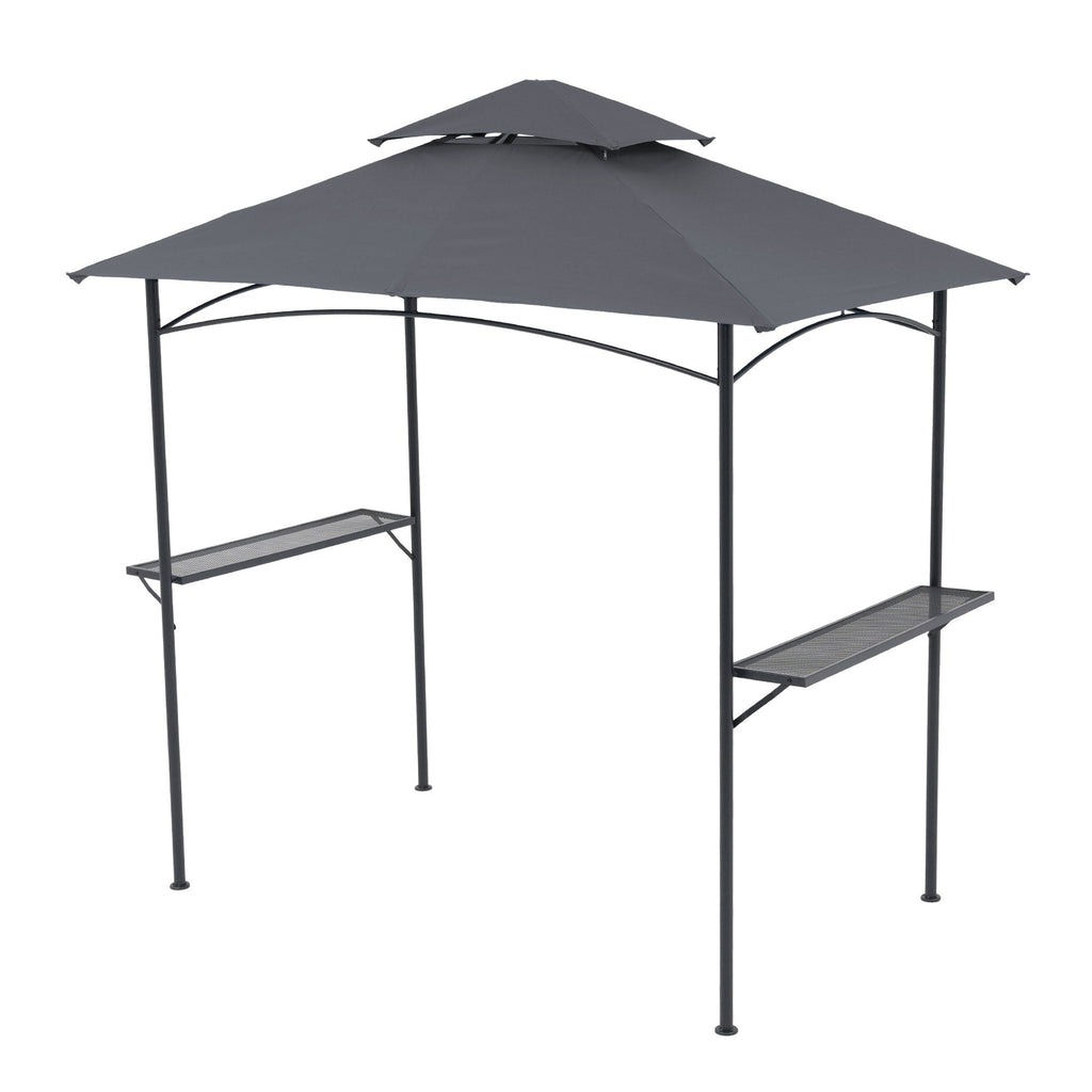 8' x 5' Outdoor Rainproof Grill Gazebo With Double Layer Vented Design