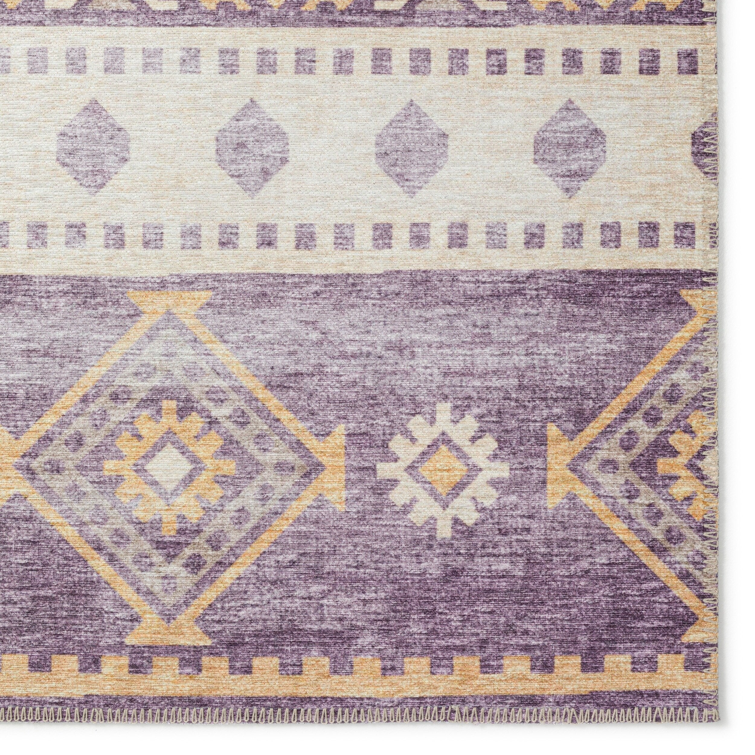 Tapis lavable Addison d'intérieur/extérieur Yuma style bohème sud-ouest