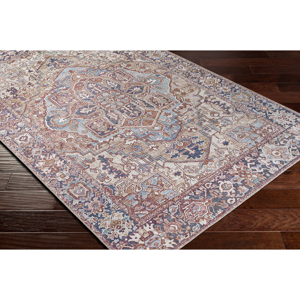 Tapis imprimé médaillon vintage Livabliss Adenia