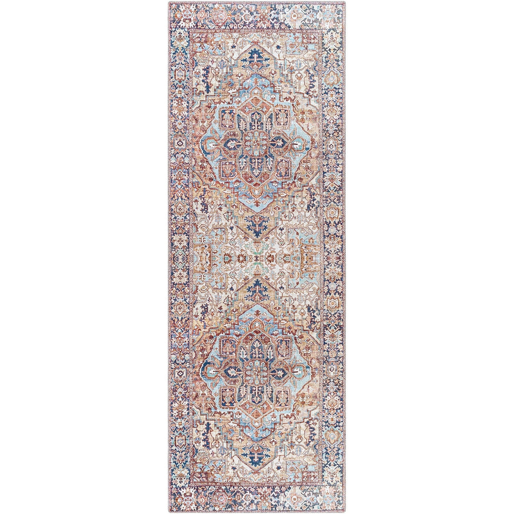 Tapis imprimé médaillon vintage Livabliss Adenia