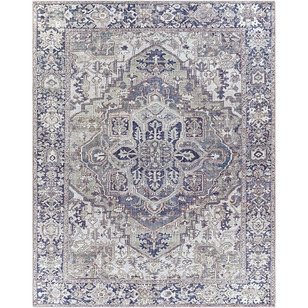Tapis imprimé médaillon vintage Livabliss Adenia