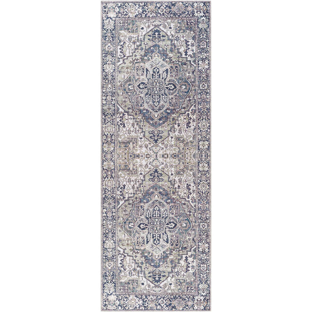 Tapis imprimé médaillon vintage Livabliss Adenia