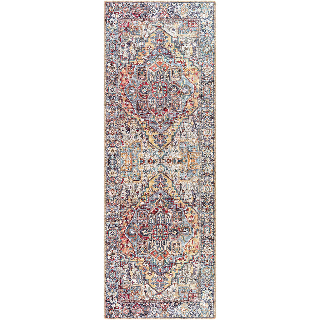 Tapis imprimé médaillon vintage Livabliss Adenia