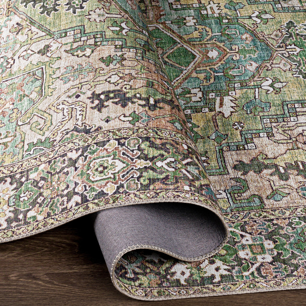 Tapis imprimé médaillon vintage Livabliss Adenia