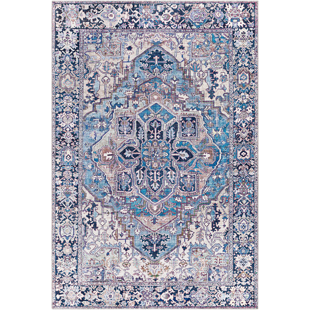 Tapis imprimé médaillon vintage Livabliss Adenia