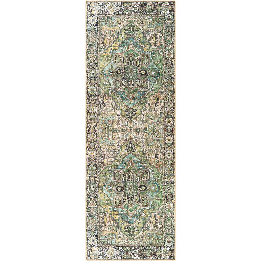 Tapis imprimé médaillon vintage Livabliss Adenia
