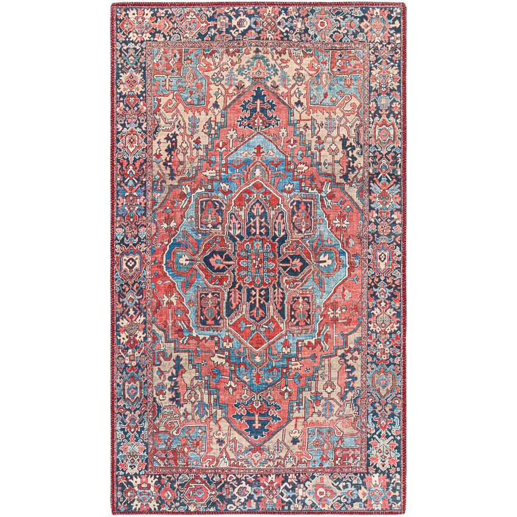 Tapis imprimé médaillon vintage Livabliss Adenia