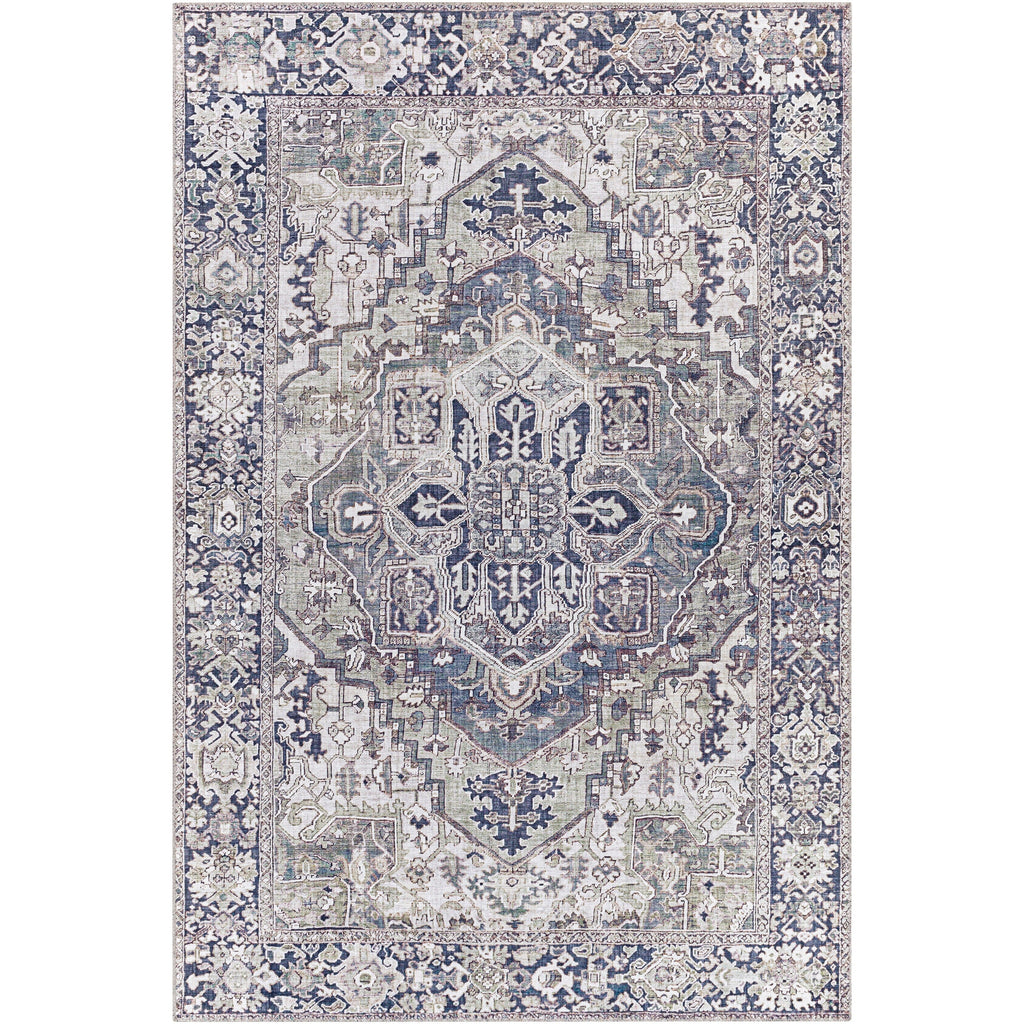 Tapis imprimé médaillon vintage Livabliss Adenia
