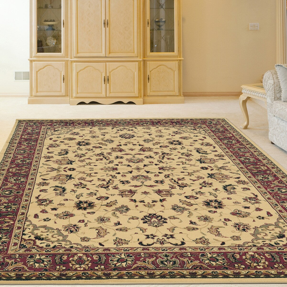 Tapis Admire Home Living Caroline à motif floral traditionnel Sarouk