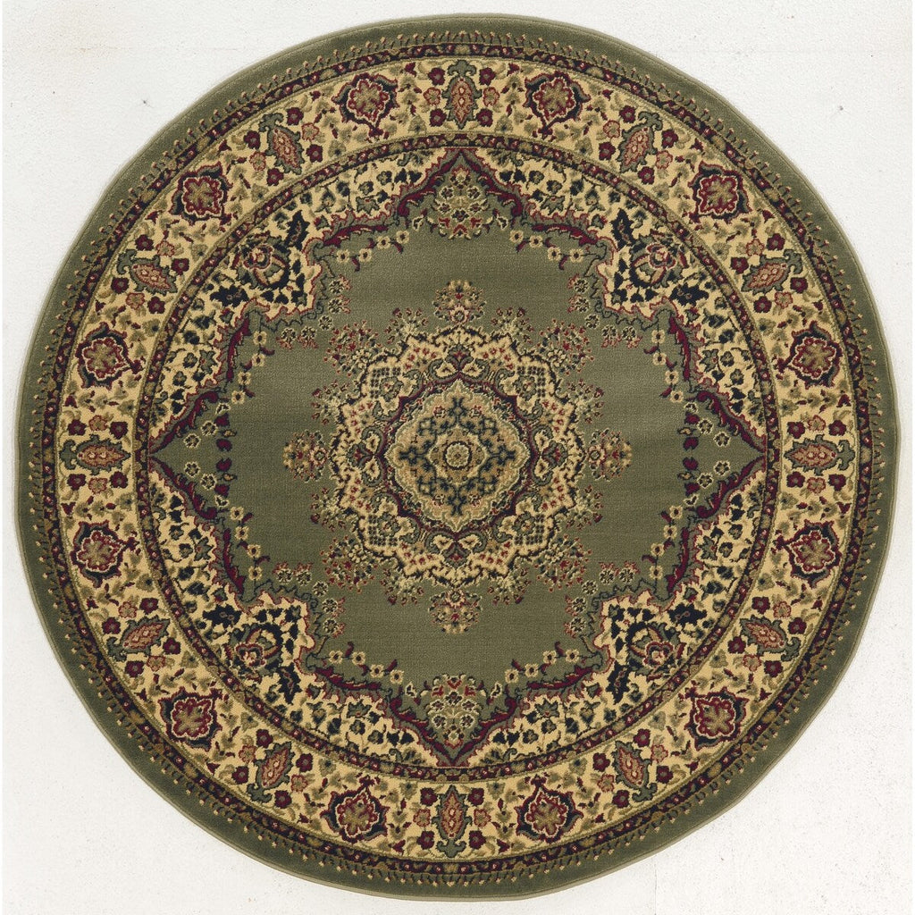 Tapis de sol Admire Home Living Caroline à médaillon traditionnel