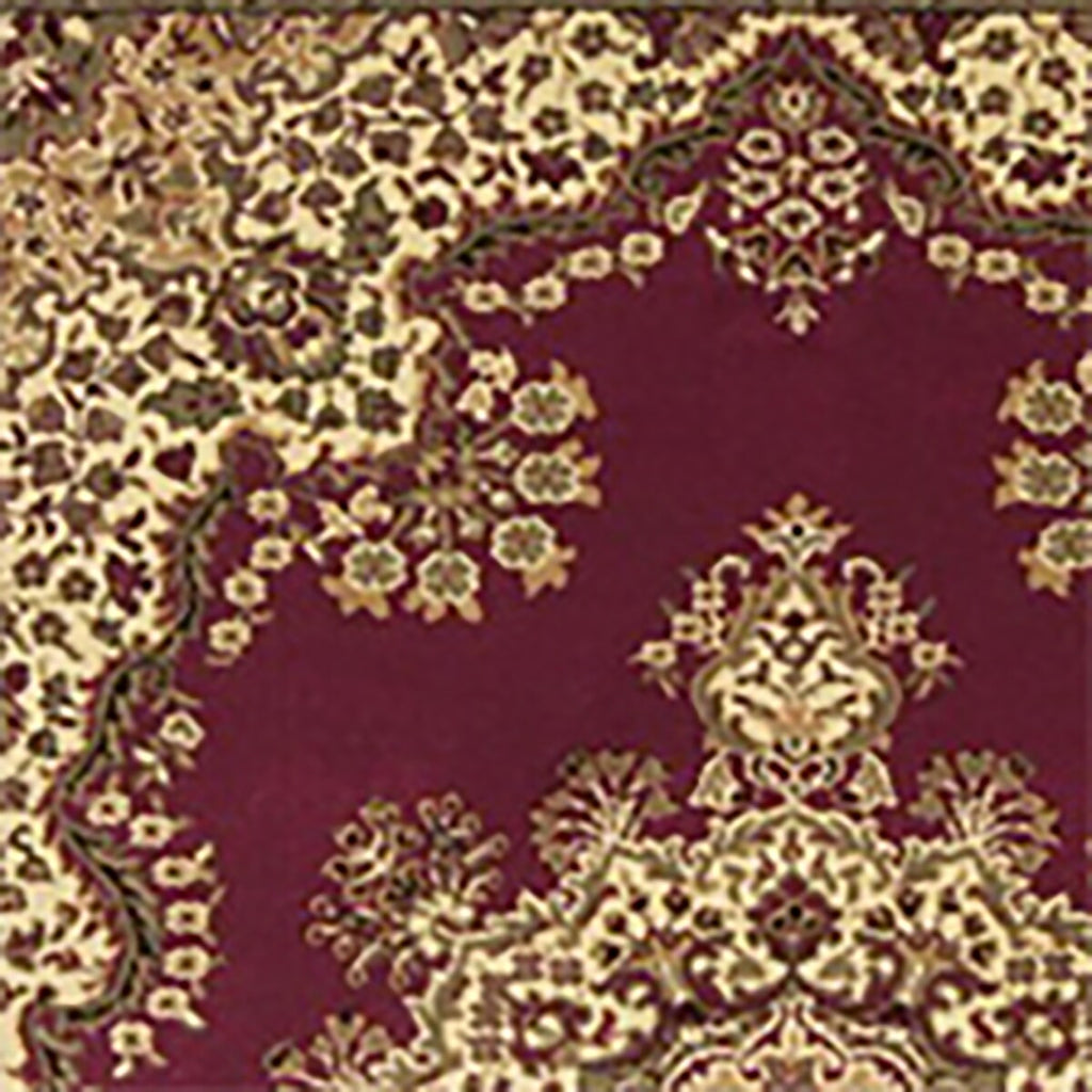 Tapis de sol Admire Home Living Caroline à médaillon traditionnel