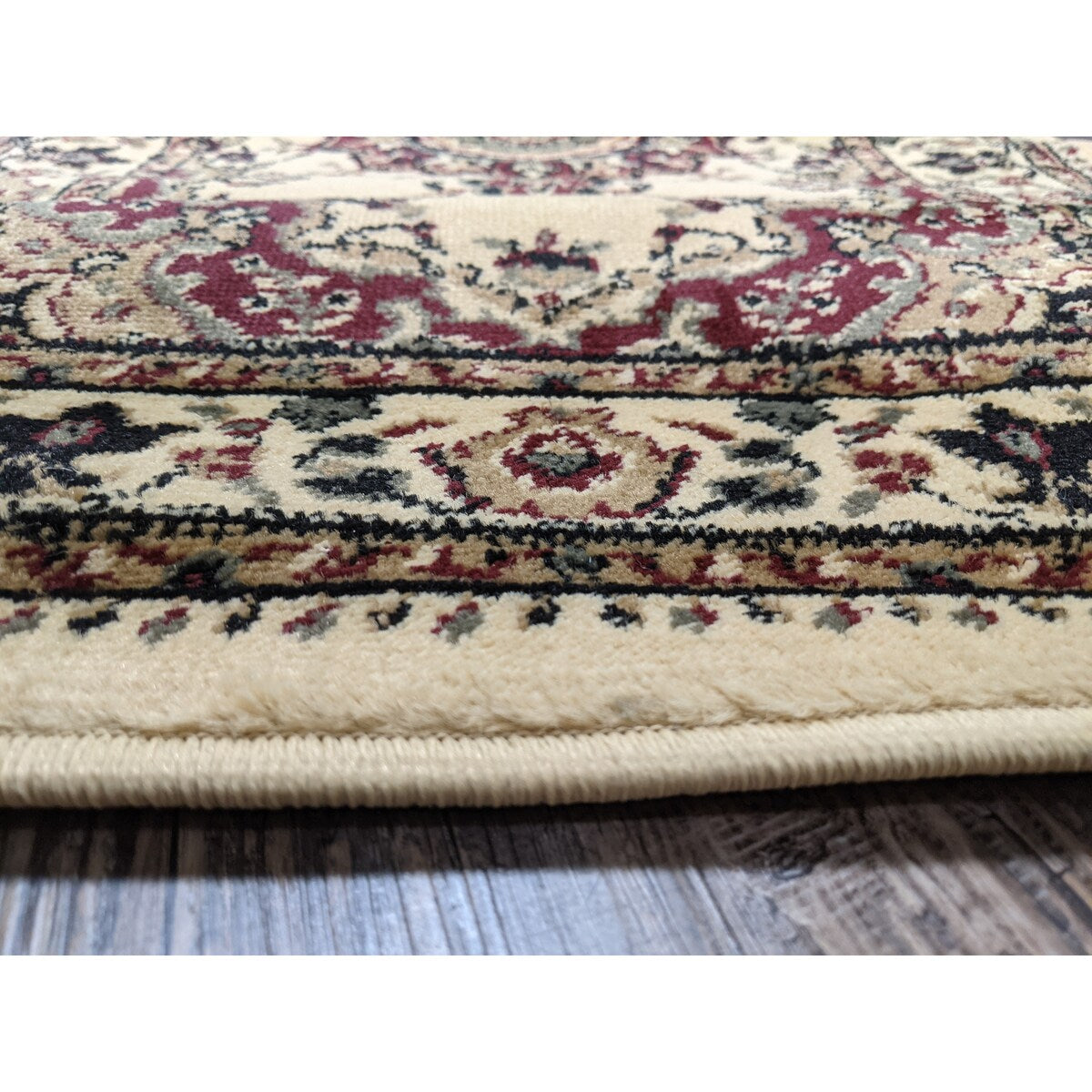 Tapis de sol Admire Home Living Caroline à médaillon traditionnel