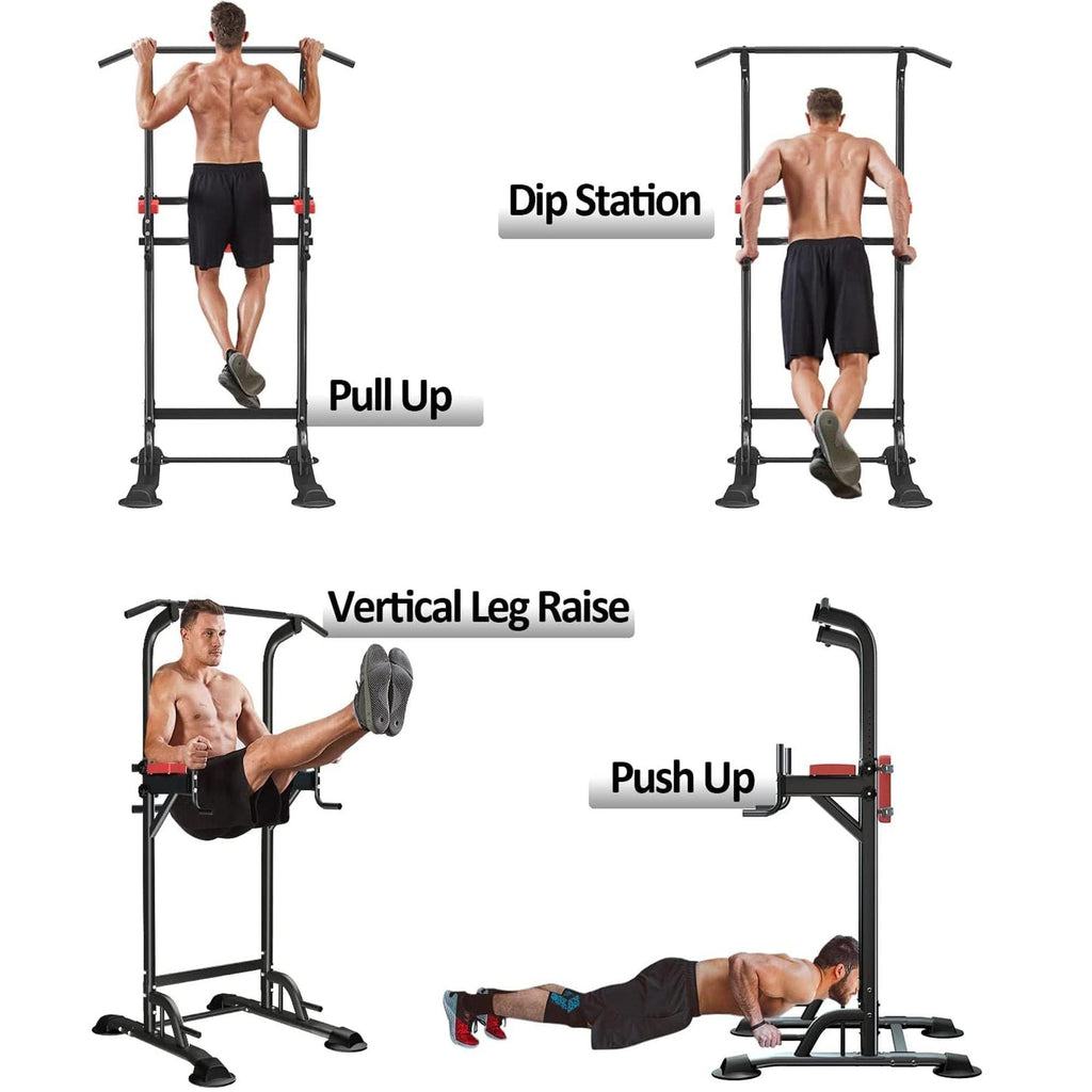 Tour de musculation multifonctionnelle à domicile Ainfox Power Tower