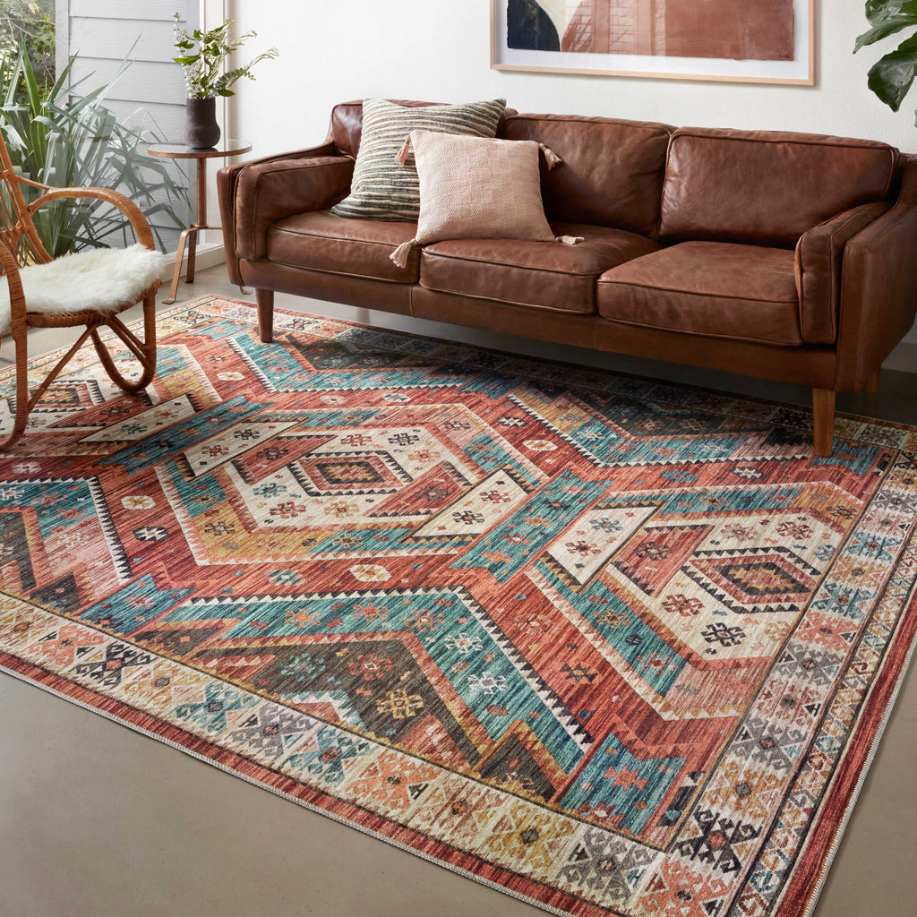 Tapis Alexander Home Escalante à imprimé aztèque du Sud-Ouest