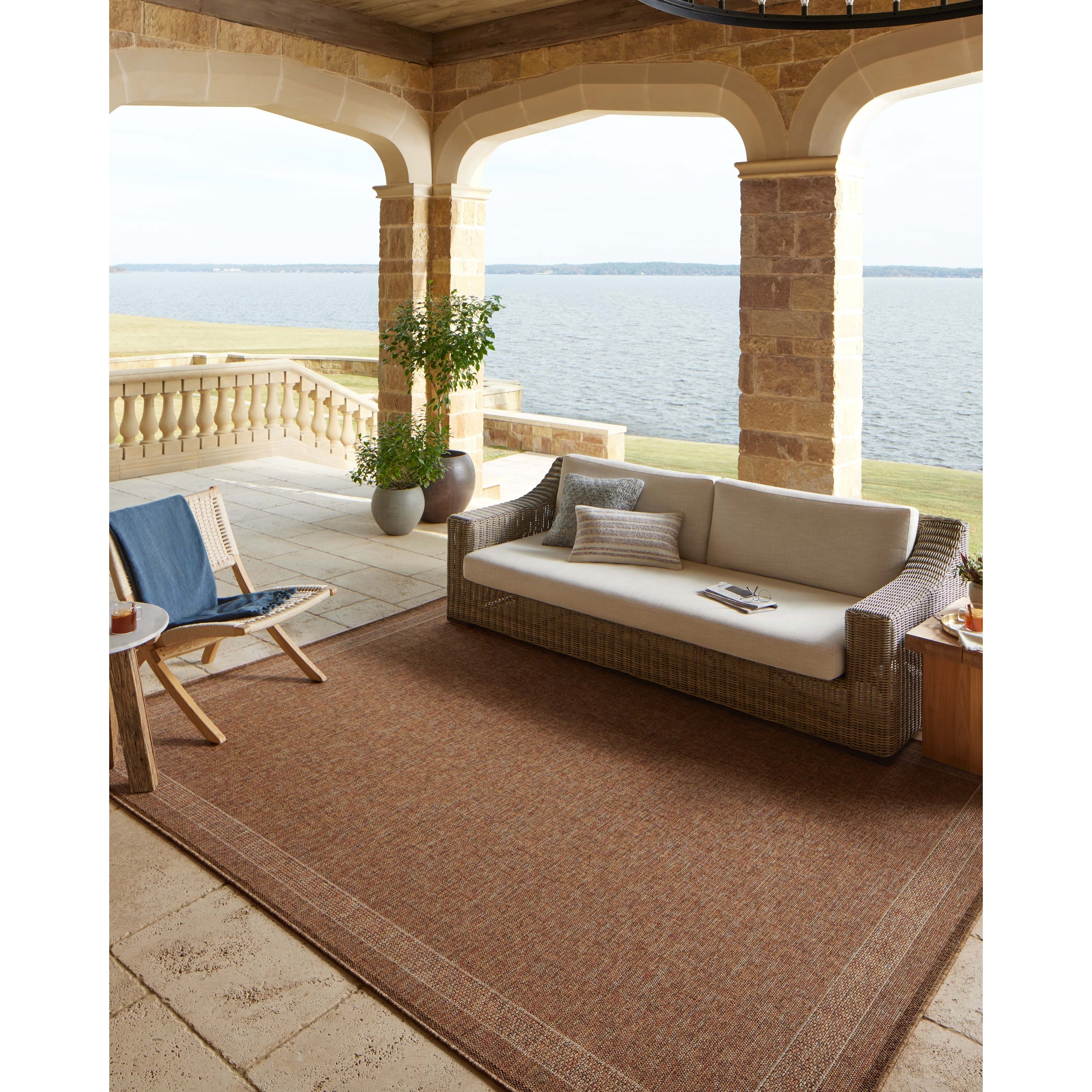 Tapis d'intérieur/extérieur Alexander Home Hampton Natural