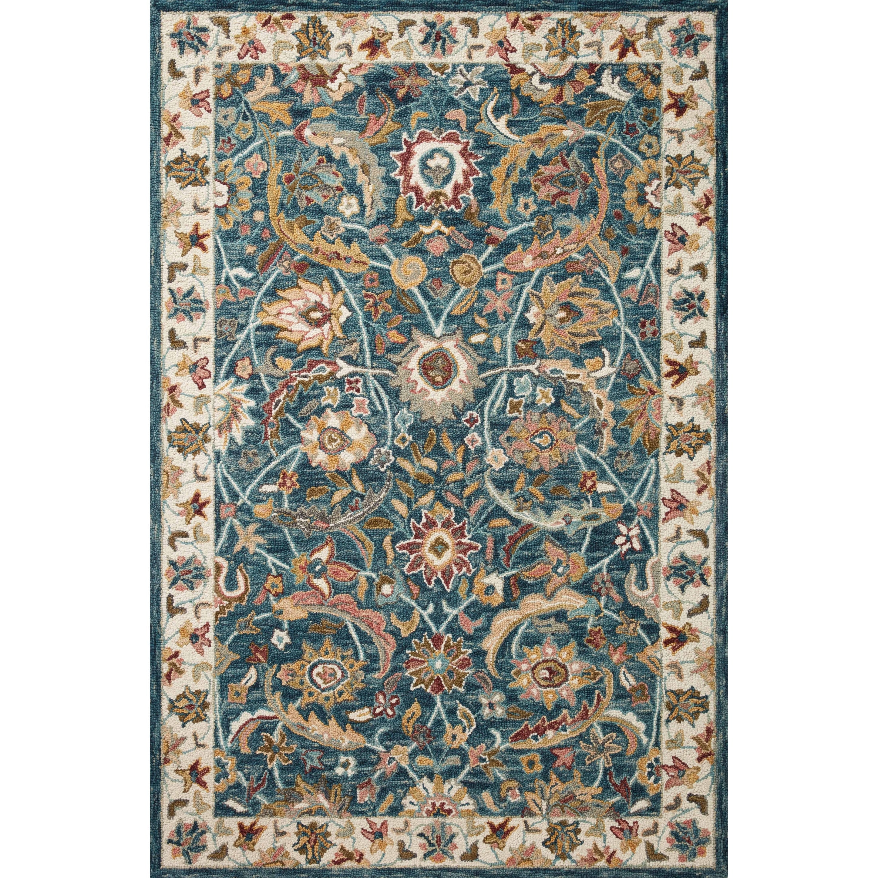Tapis de style traditionnel Alexander Home Madeline 100 % laine, tissé à la main