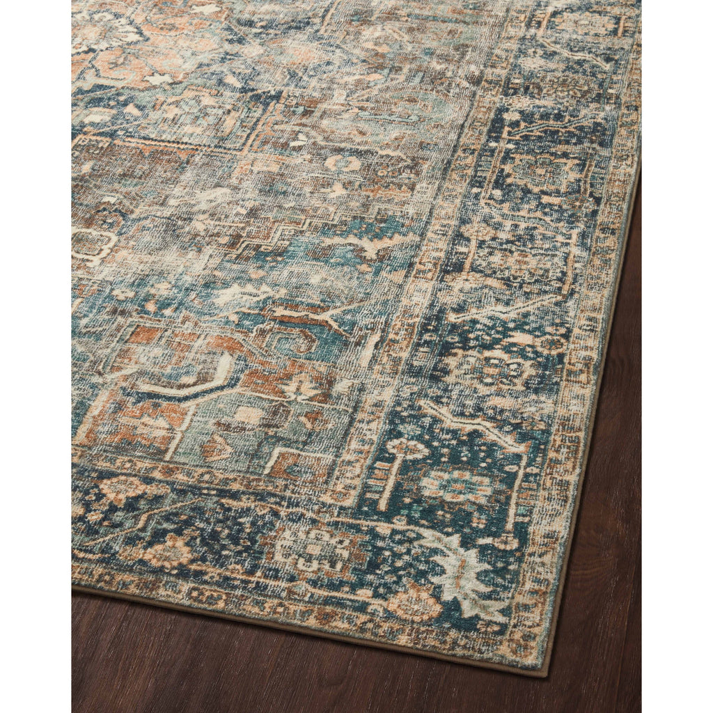 Tapis ultra moelleux Alexander Home Sara Boho Terracotta Medallion