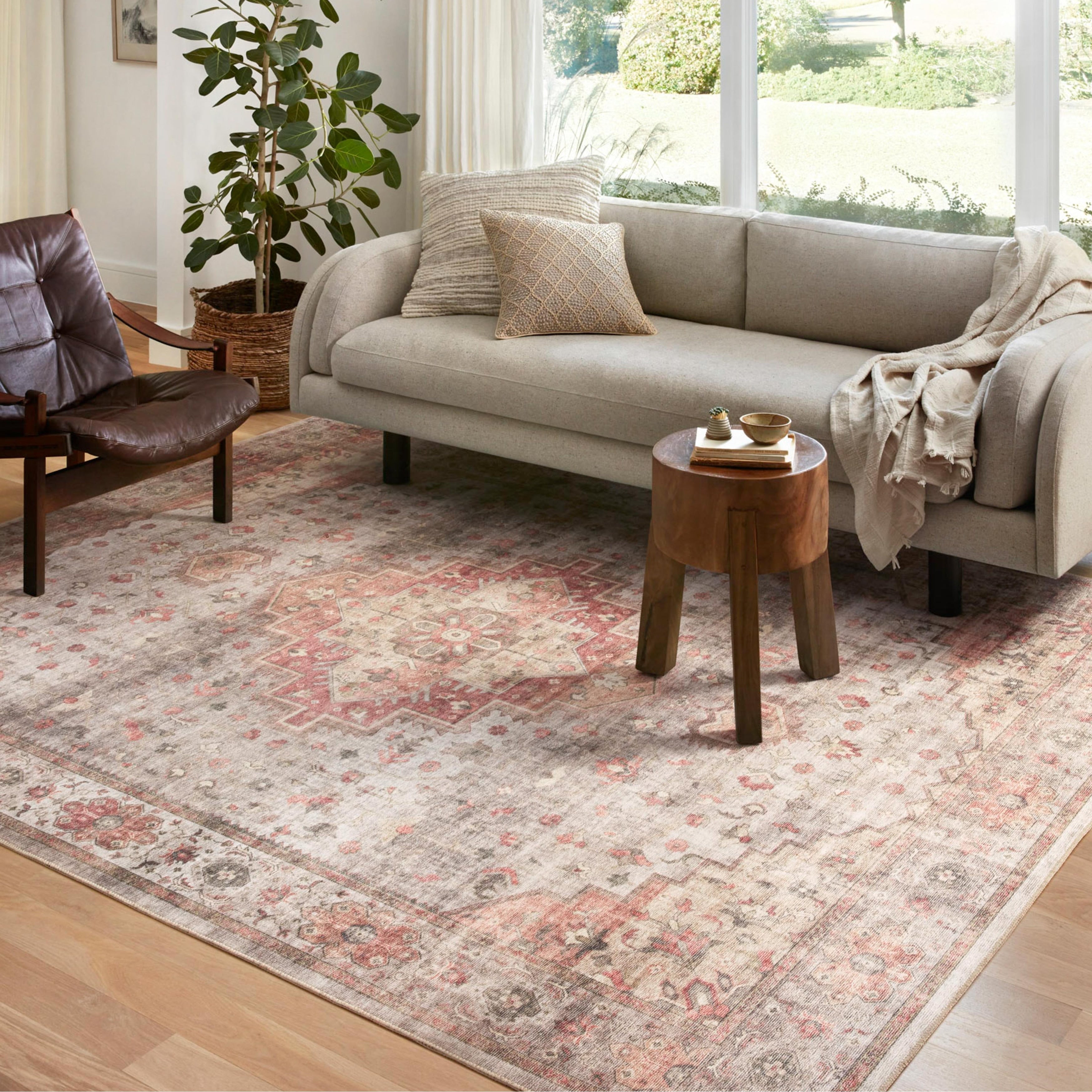 Tapis vintage vieilli Meghan d'Alexander Home