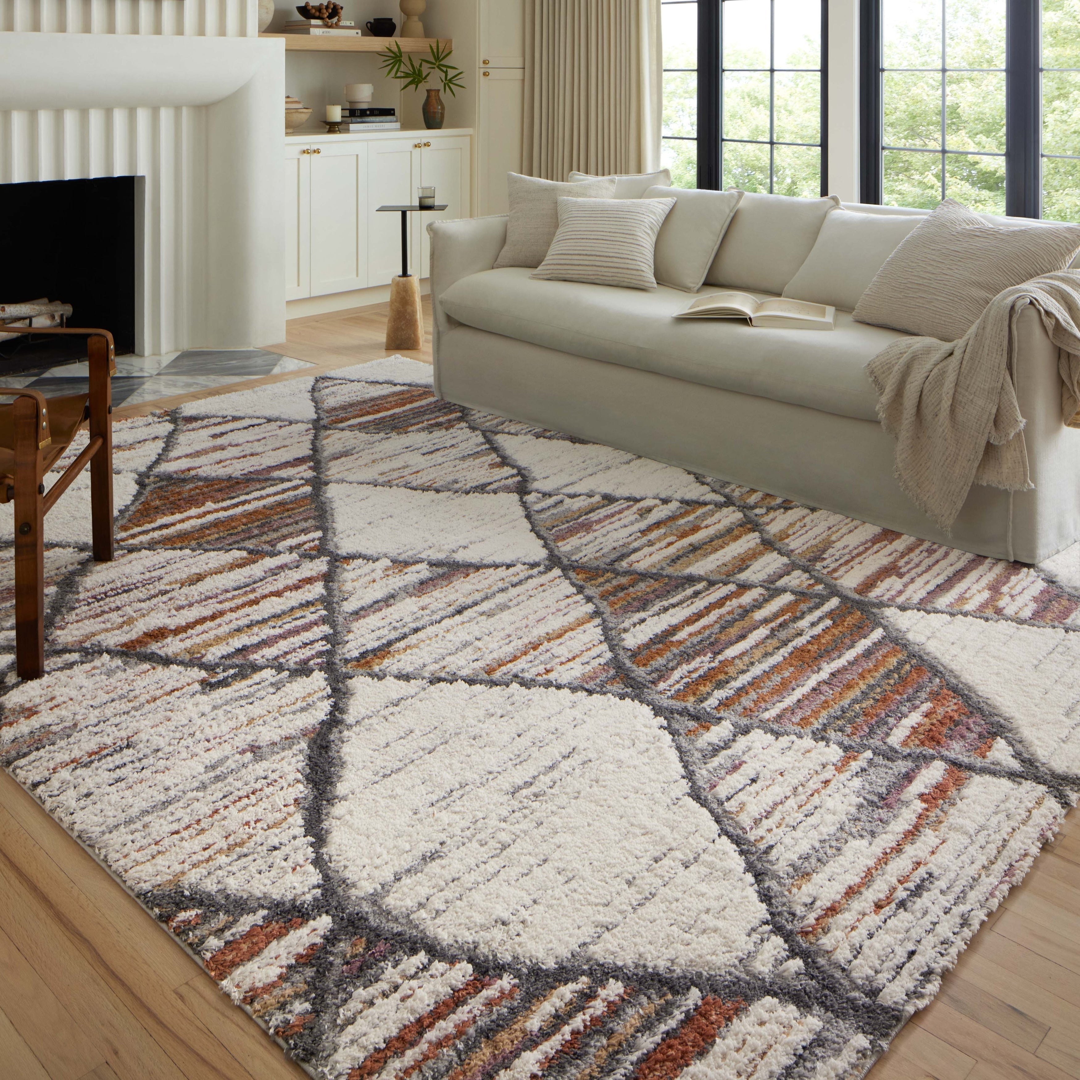Tapis Alexander Home Modern Kenya à poils longs