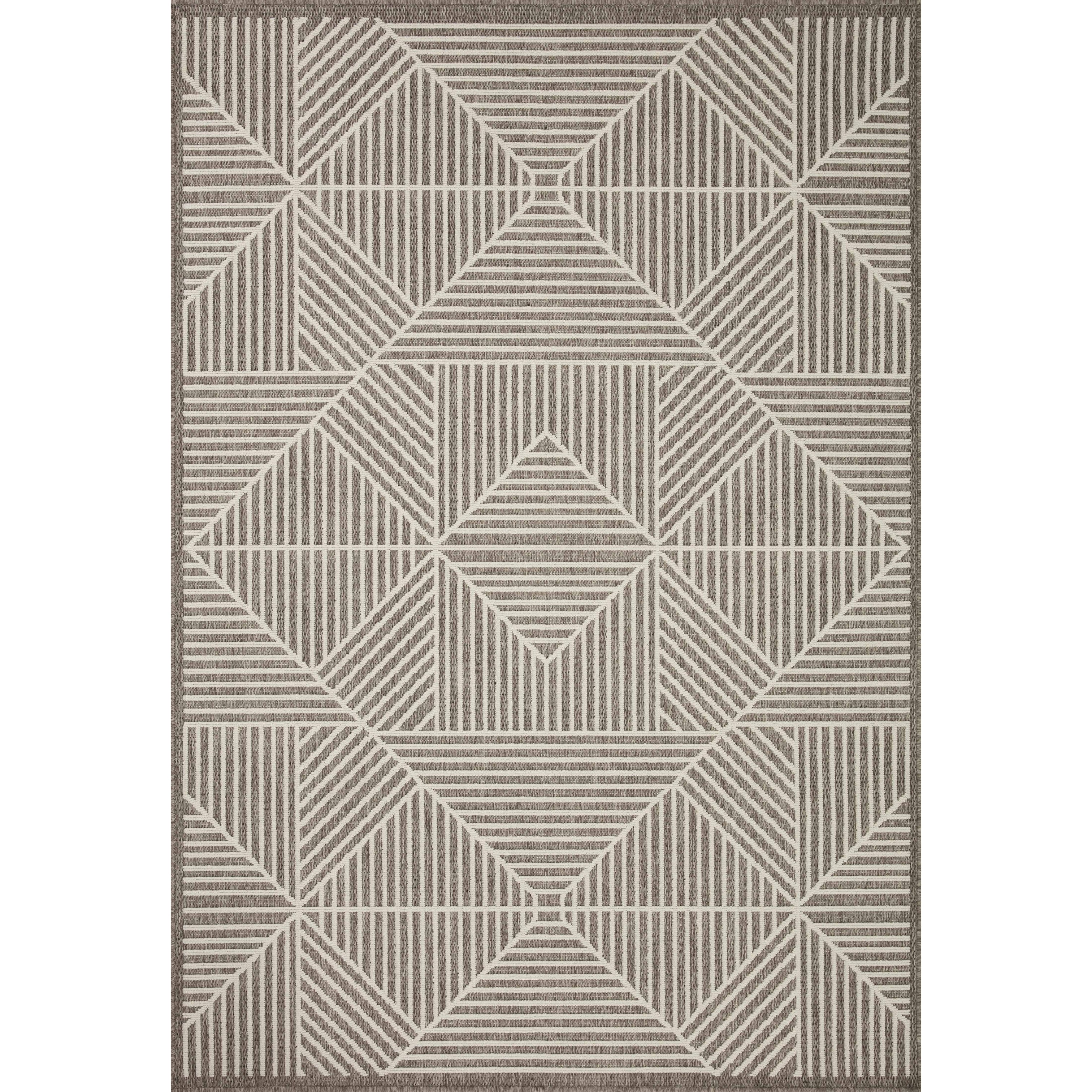 Tapis d'intérieur/extérieur moderne géométrique Renee d'Alexander Home