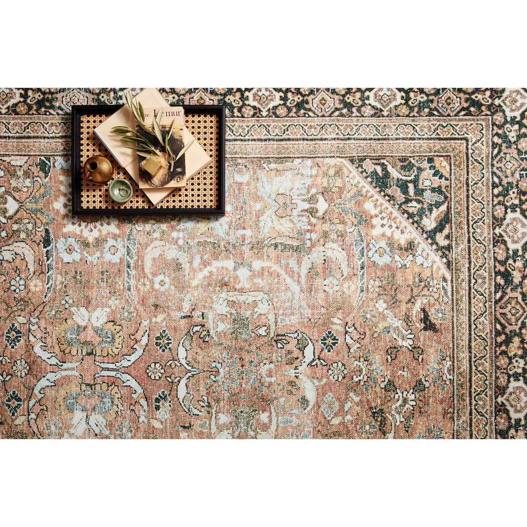 Tapis vintage imprimé botanique Alexander Home Sophia