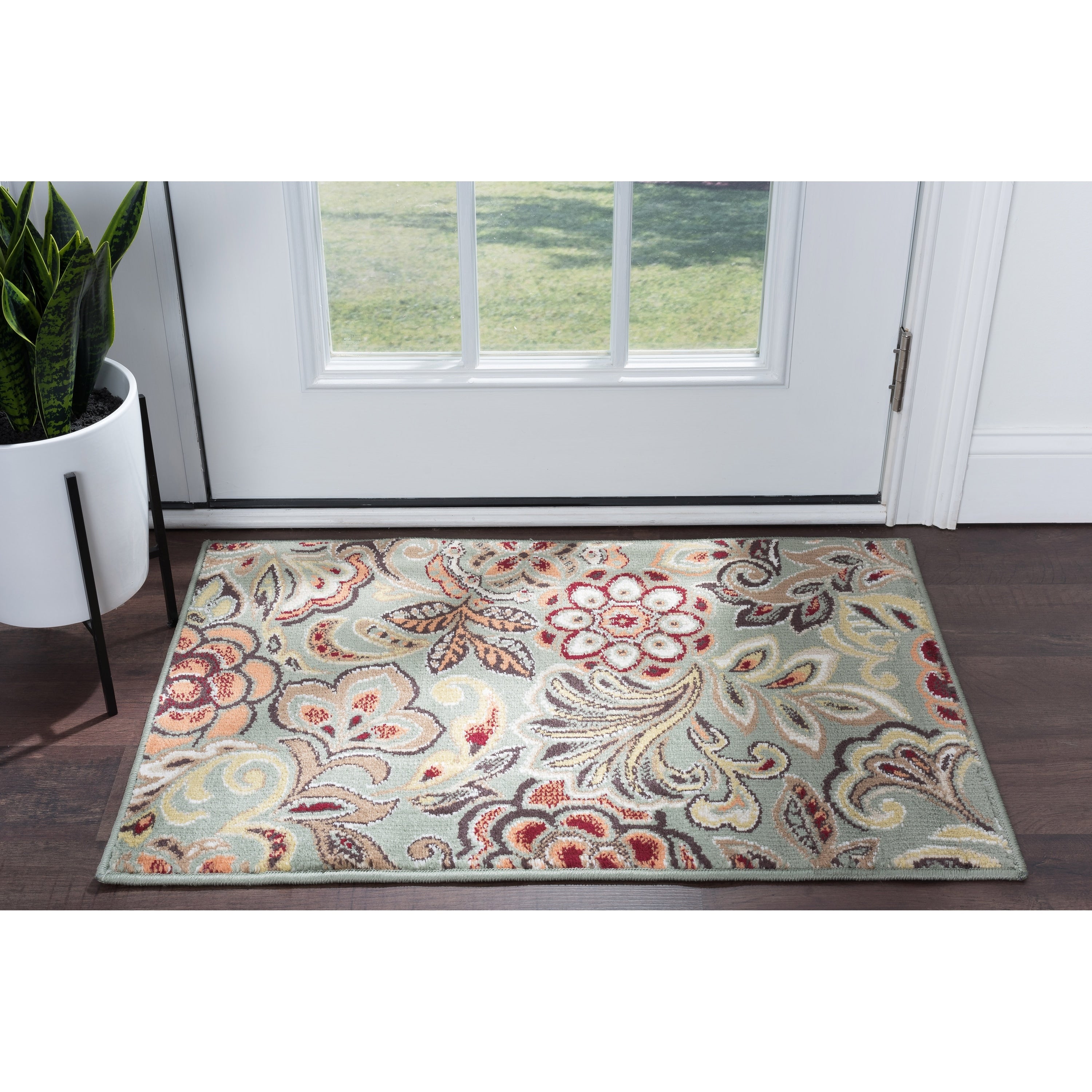 Tapis d'intérieur Decora Farmhouse à motif floral