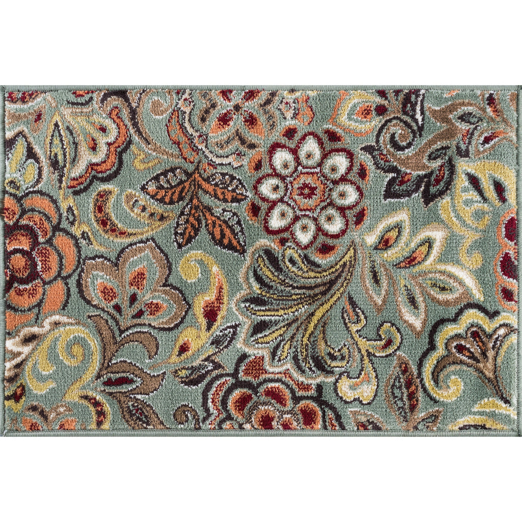 Tapis d'intérieur Decora Farmhouse à motif floral