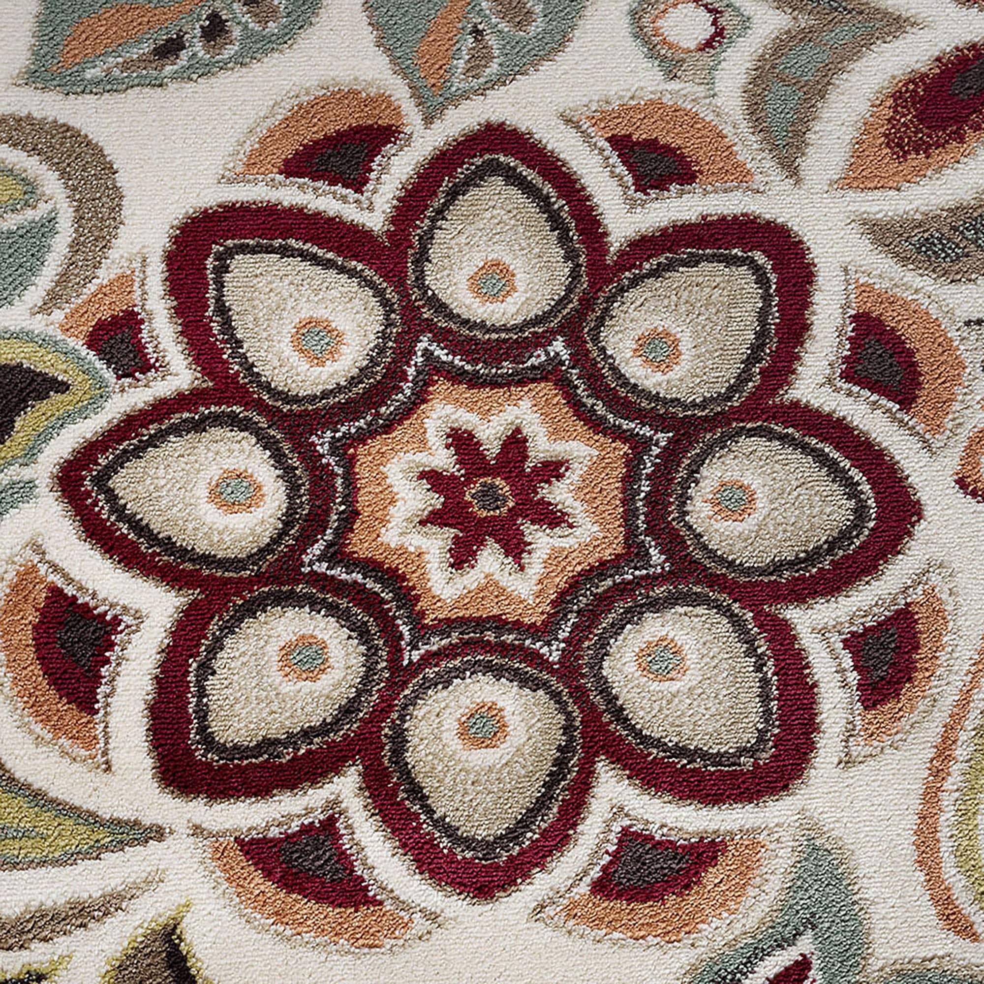 Tapis d'intérieur Decora Farmhouse à motif floral
