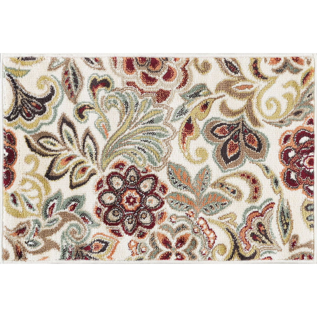 Tapis d'intérieur Decora Farmhouse à motif floral