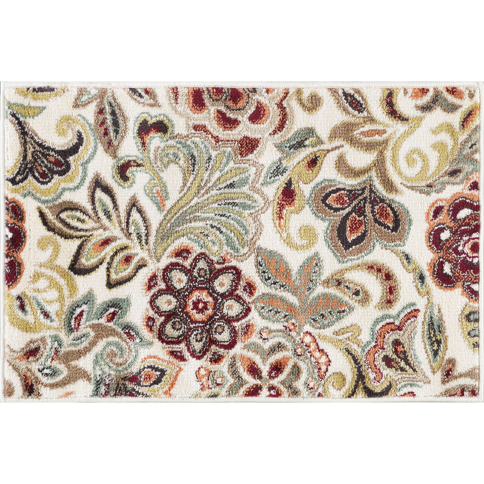 Tapis d'intérieur Decora Farmhouse à motif floral