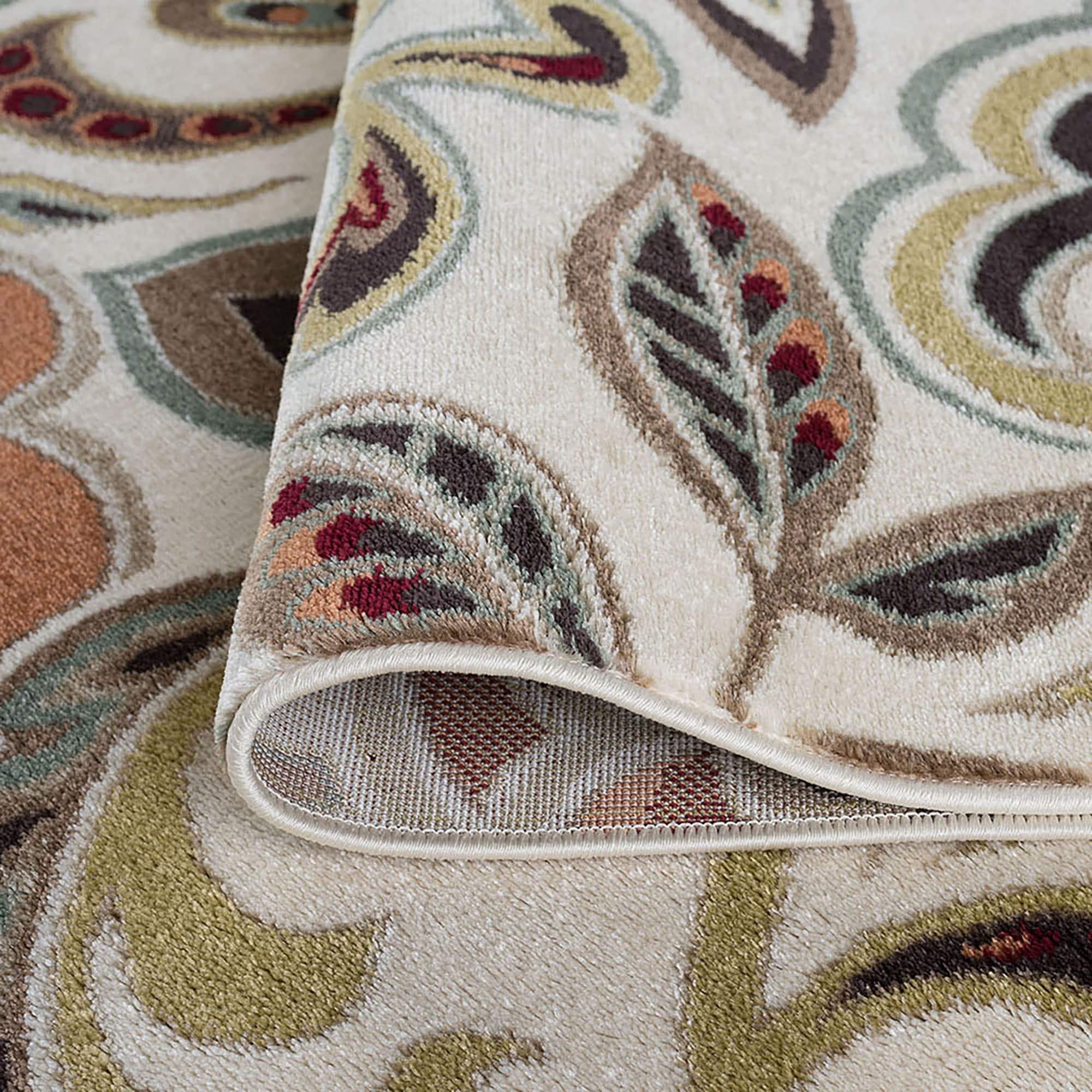 Tapis d'intérieur Decora Farmhouse à motif floral