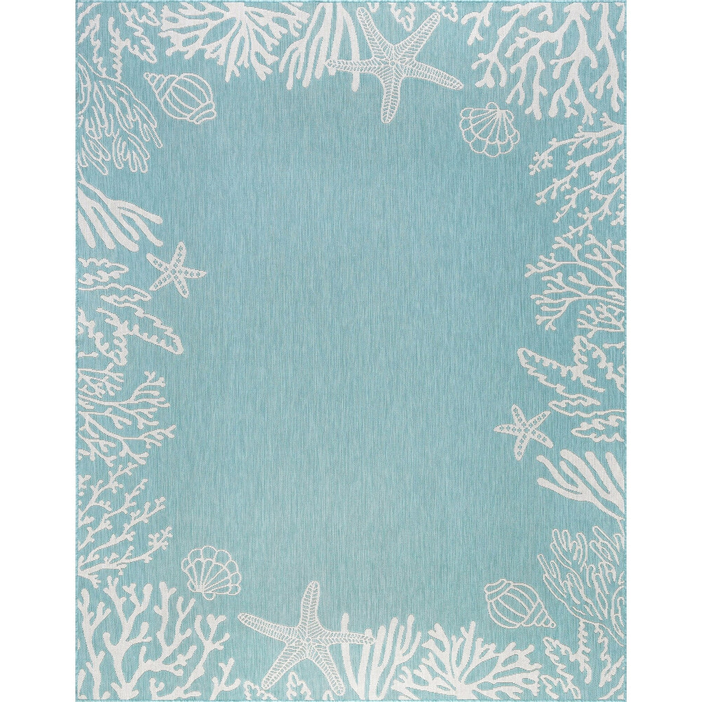 Tapis d'intérieur/extérieur Exo Coastal Graphic Print