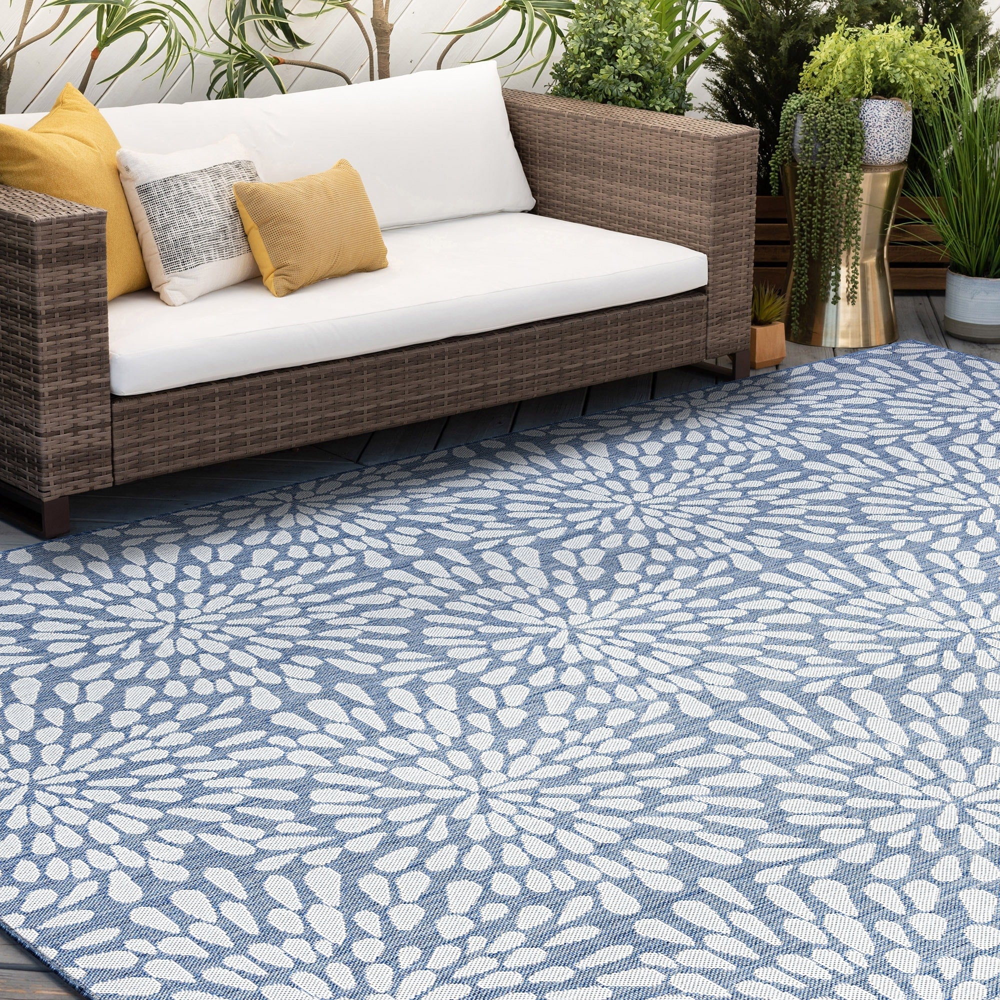 Tapis d'intérieur/extérieur Exo Coastal Floral