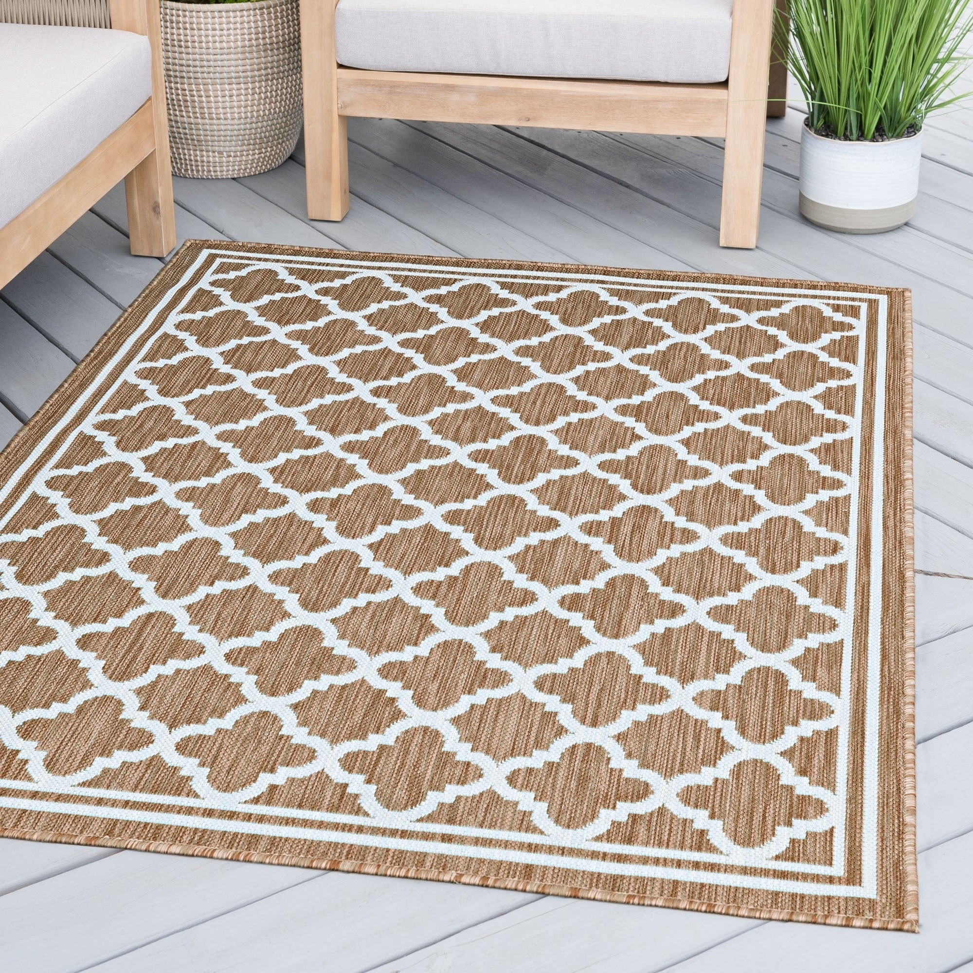 Tapis d'intérieur/extérieur Exo Coastal Geometric
